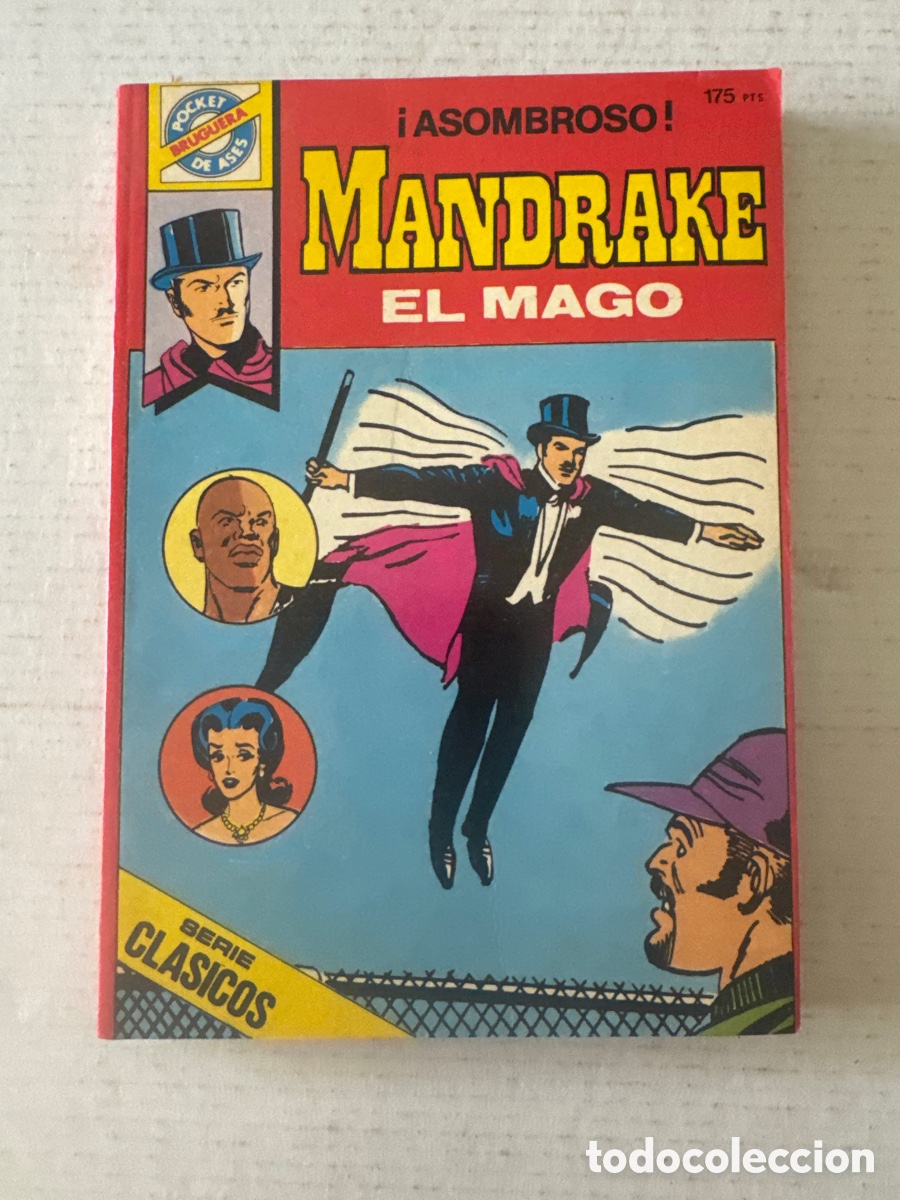 Tebeos: POCKET DE ASES #33 - BRUGUERA - MANDRAKE EL MAGO - BUEN ESTADO