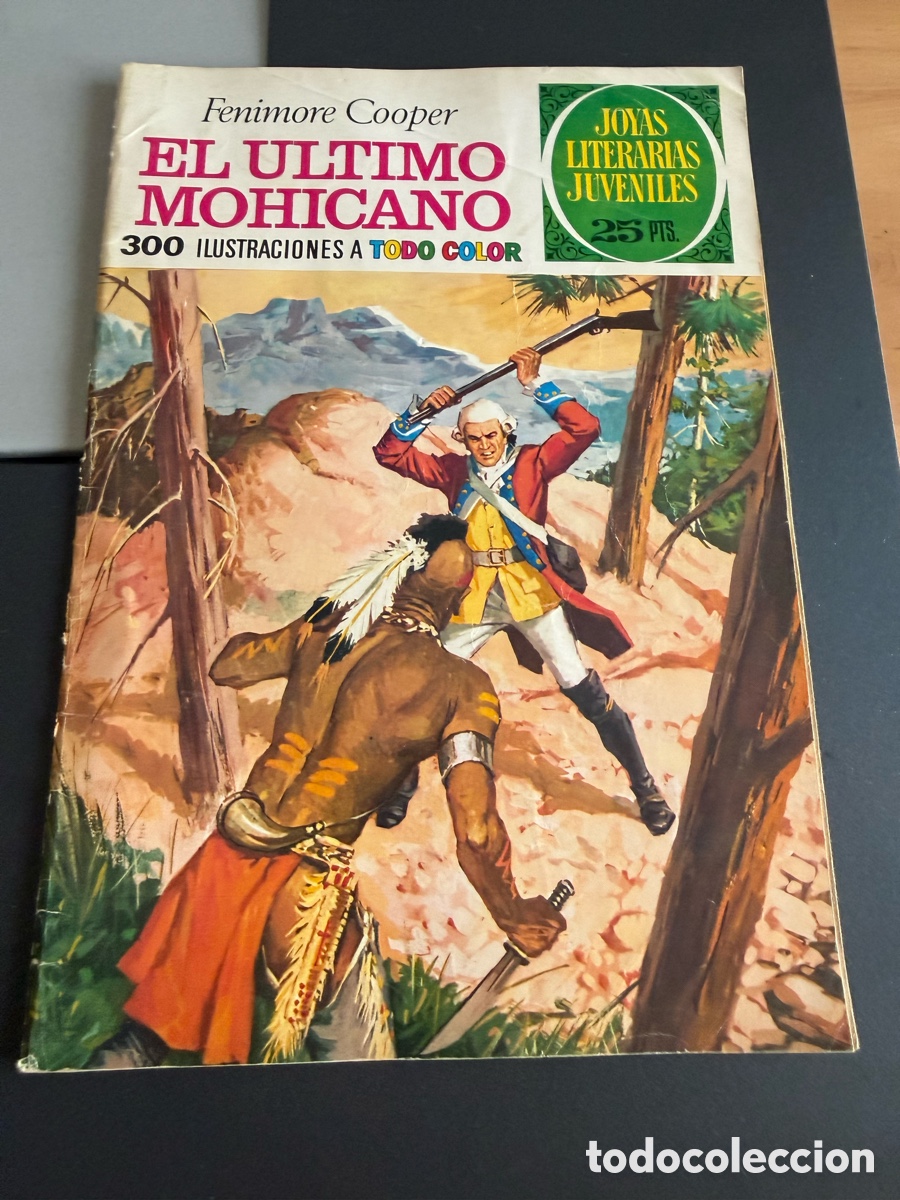 Tebeos: Joyas Literarias Juveniles. n 12. El &Uacute;ltimo Mohicano. 3. Edici&oacute;n