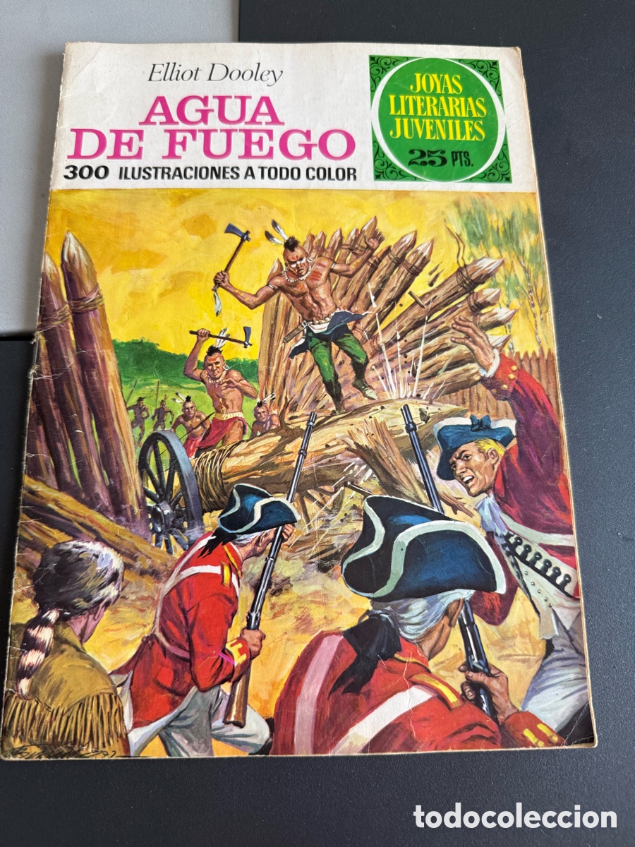 Tebeos: Joyas Literarias Juveniles. n 51. AGUA DE FUEGO. 3. Edici&oacute;n