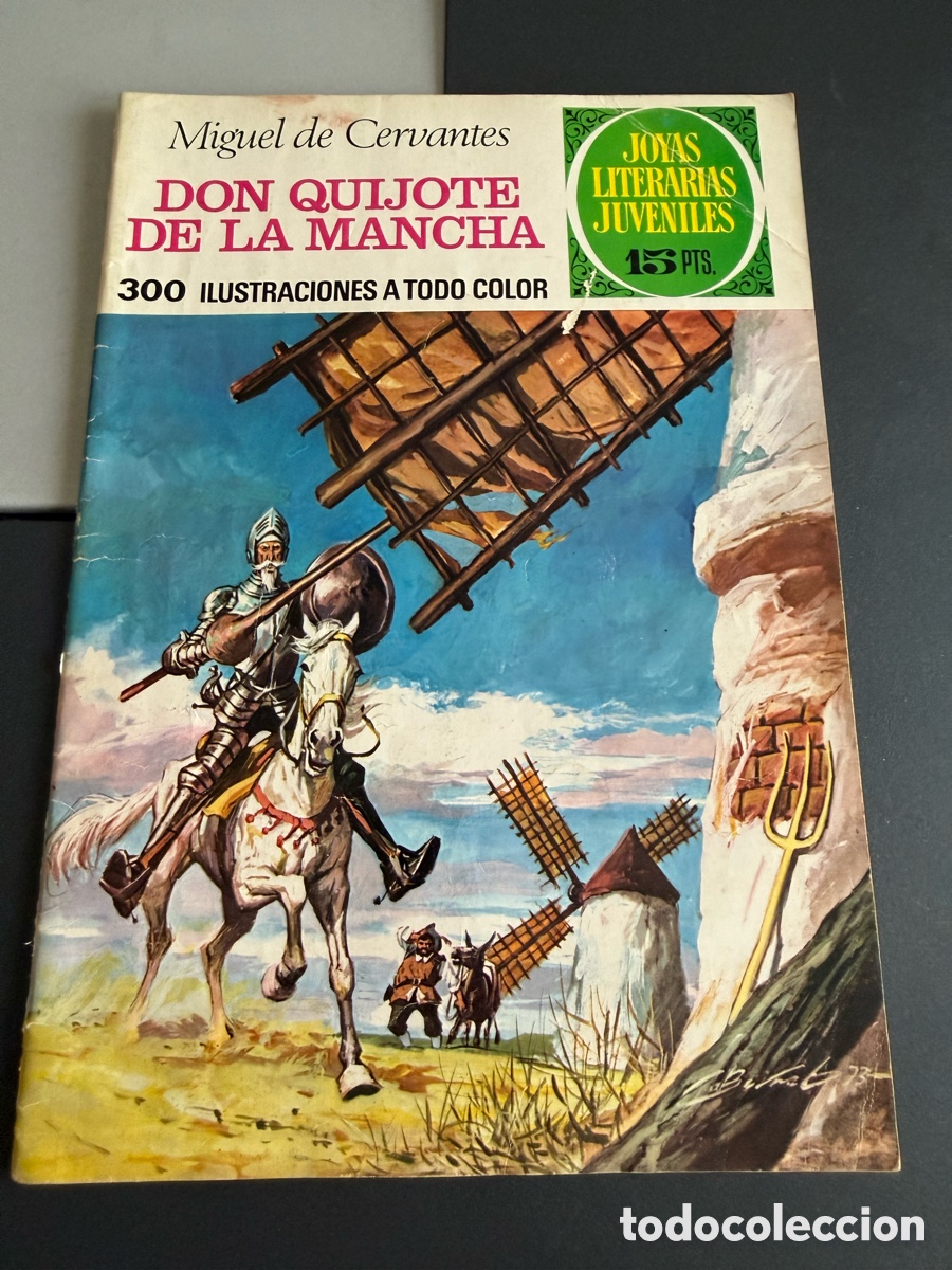Tebeos: Joyas Literarias Juveniles. n 98. Don Quijote de la Mancha. 1 Edici&oacute;n. 1974