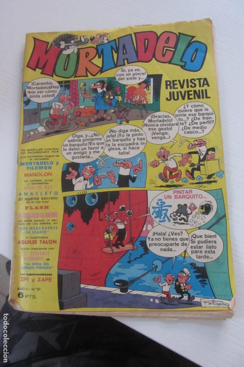Tebeos: REVISTA MORTADELO N&ordm; 21 EN INTERIOR PUBLICIDAD DE CATY,LA CHICA GATO,DE 645 1970BRUGUERA ARX349