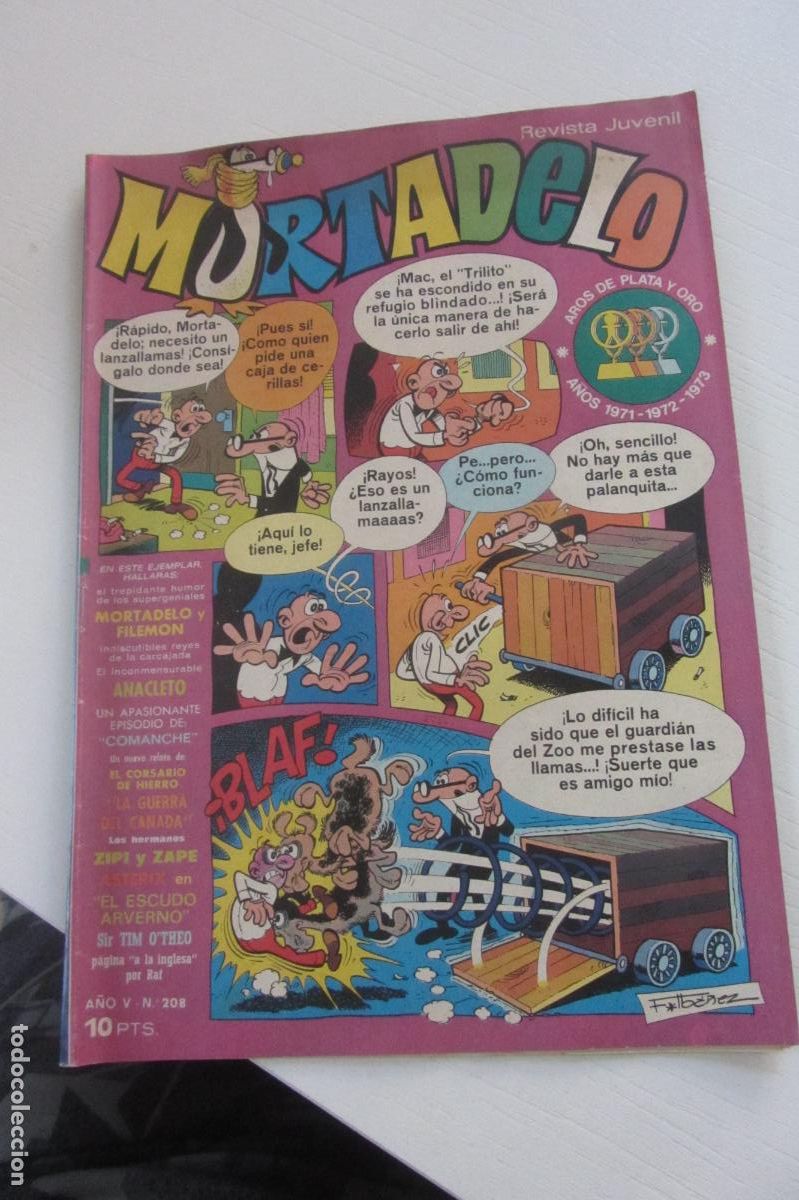 Tebeos: MORTADELO SEMANAL N&ordm; 208 BRUGUERA ARX349