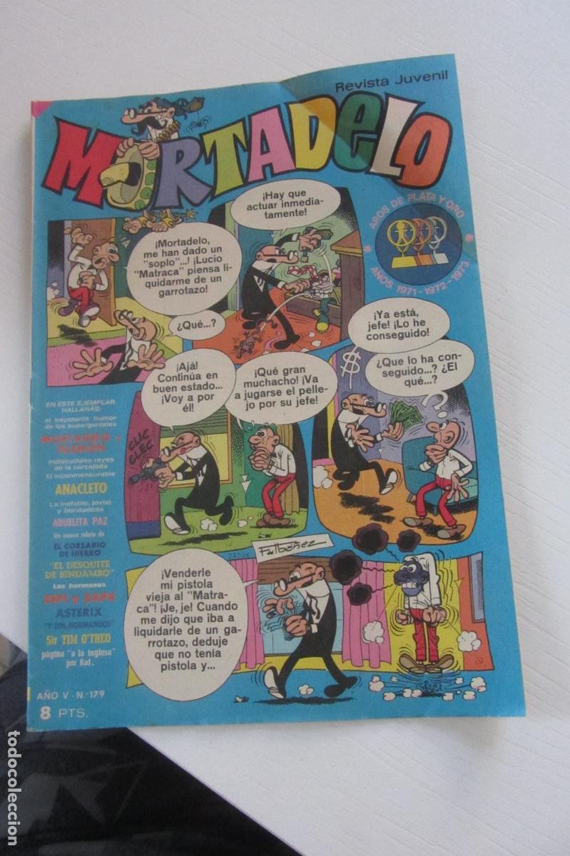 Tebeos: MORTADELO REVISTA JUVENIL N&ordm; 179 / BRUGUERA ARX349