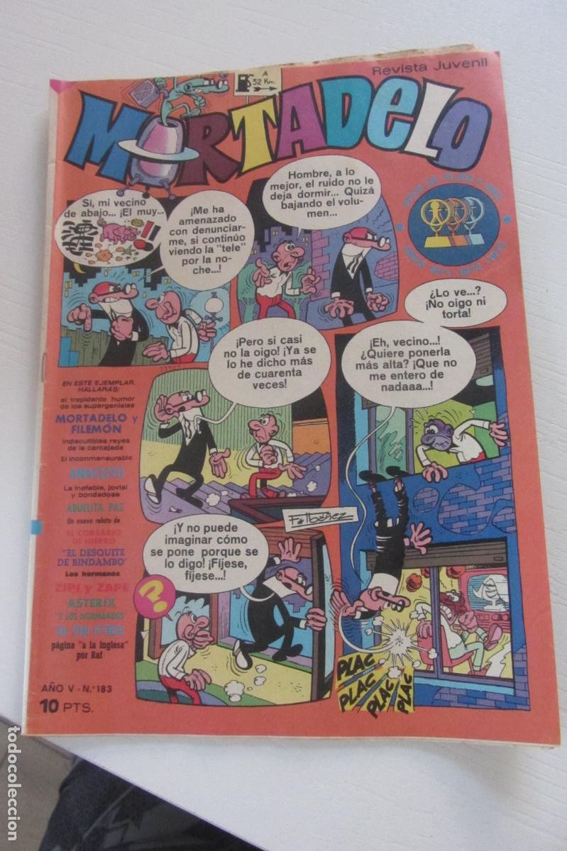 Tebeos: MORTADELO REVISTA JUVENIL N&ordm; 183 / BRUGUERA ARX349