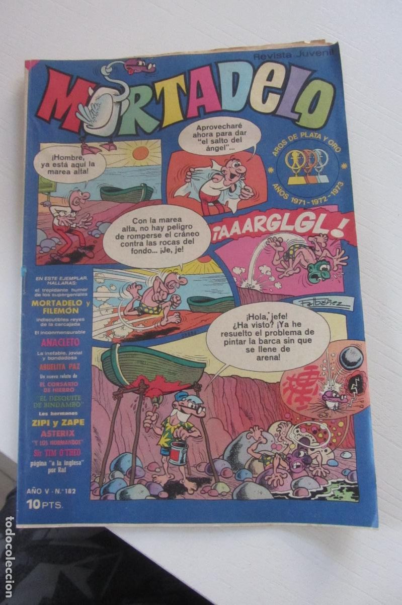 Tebeos: MORTADELO REVISTA JUVENIL N&ordm; 182 1974 / BRUGUERA ARX349