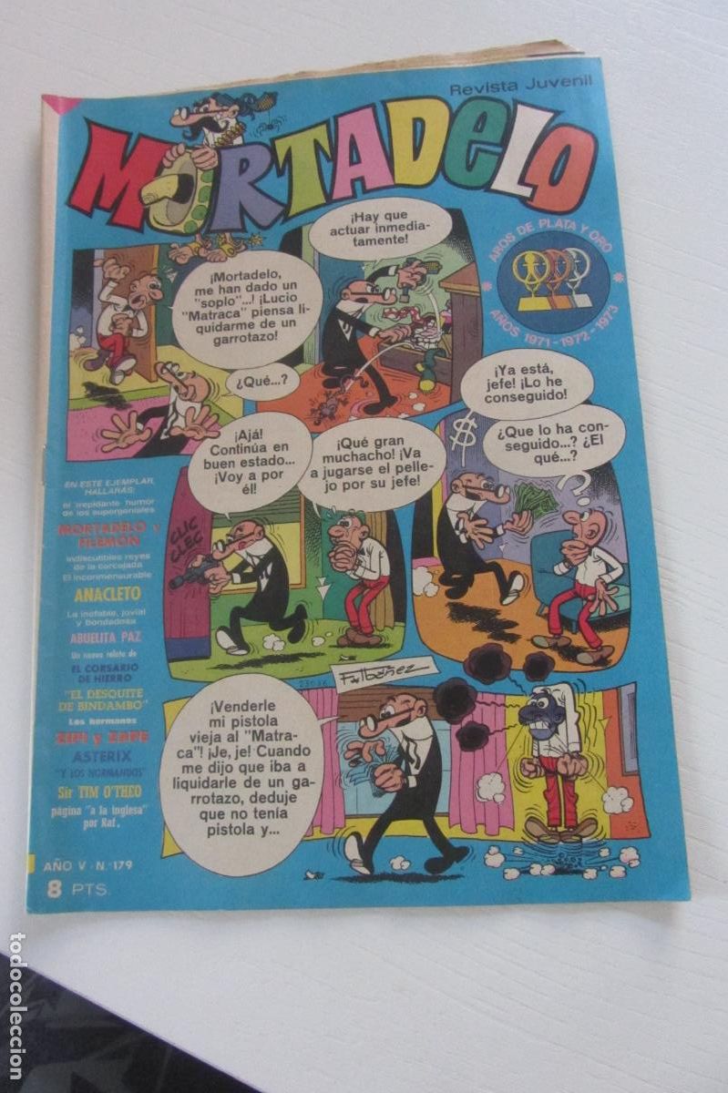 Tebeos: MORTADELO REVISTA JUVENIL N&ordm; 179 / BRUGUERA ARX349