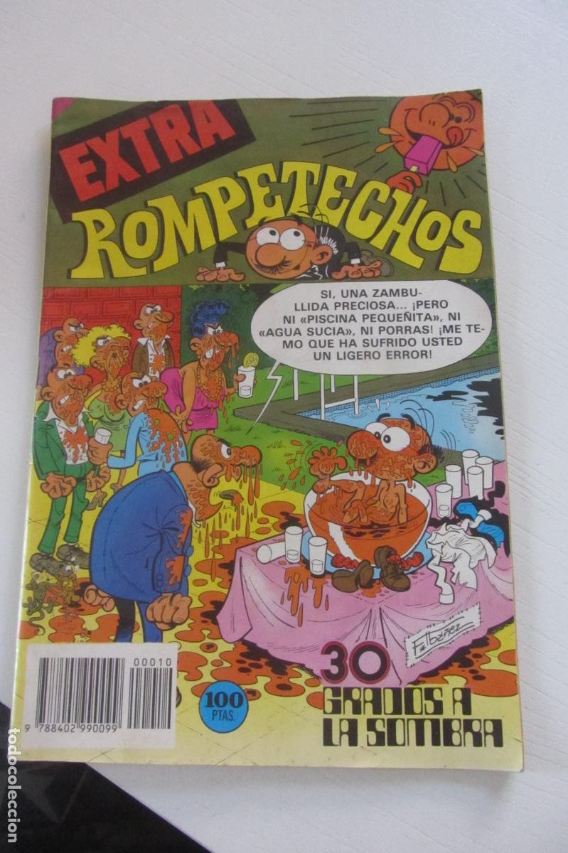 Tebeos: ROMPETECHOS EXTRA 10, 30 GRADOS A LA SOMBRA. ANACLETO, PEPE EL HINCHA, DON PIO, HUG EL TROGLO ARX358