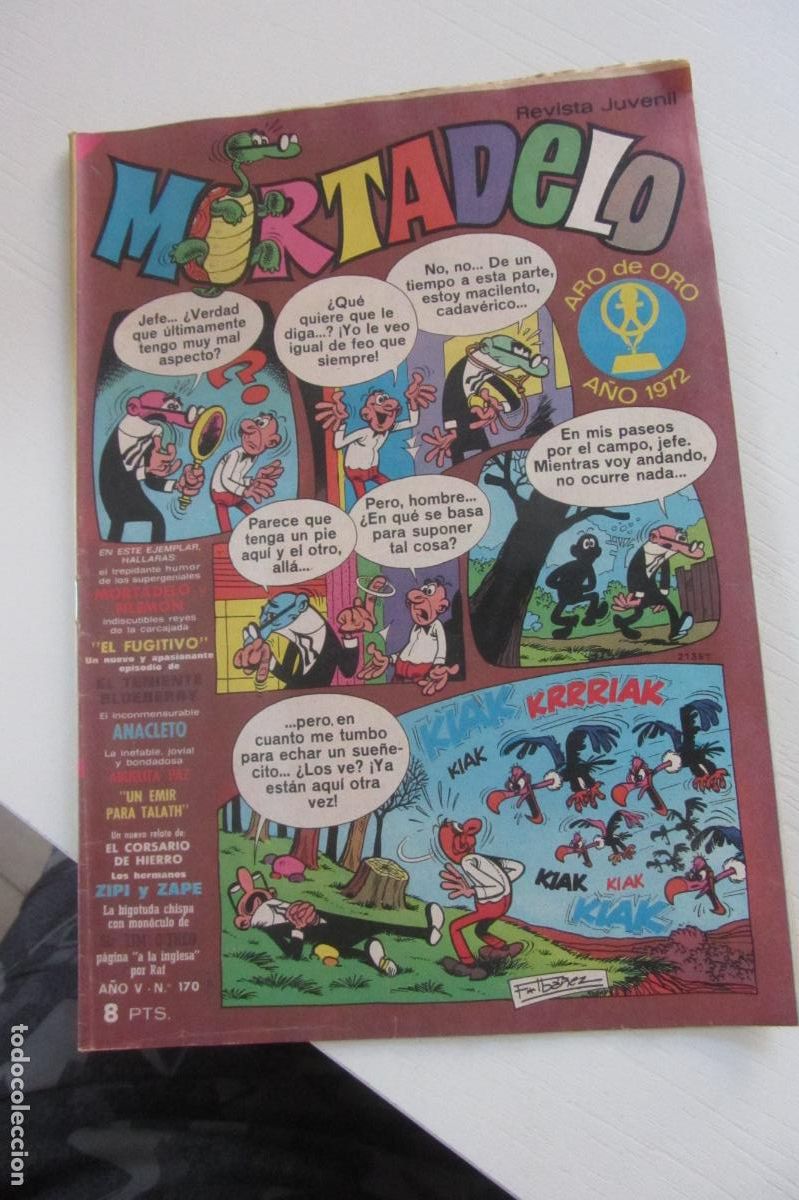Tebeos: MORTADELO SEMANAL N&ordm; 170 CORSARIO DE HIERRO BRUGUERA ARX358