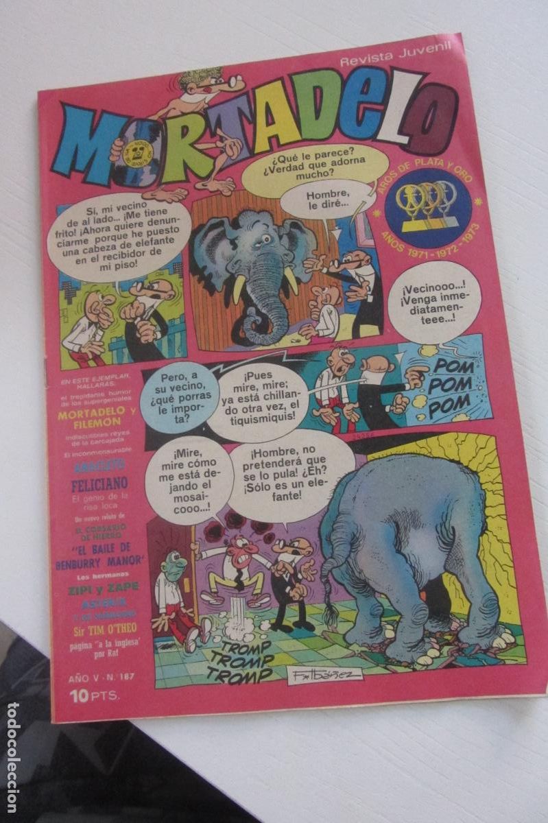 Tebeos: MORTADELO SEMANAL N&ordm; 187 CORSARIO DE HIERRO BRUGUERA ARX358