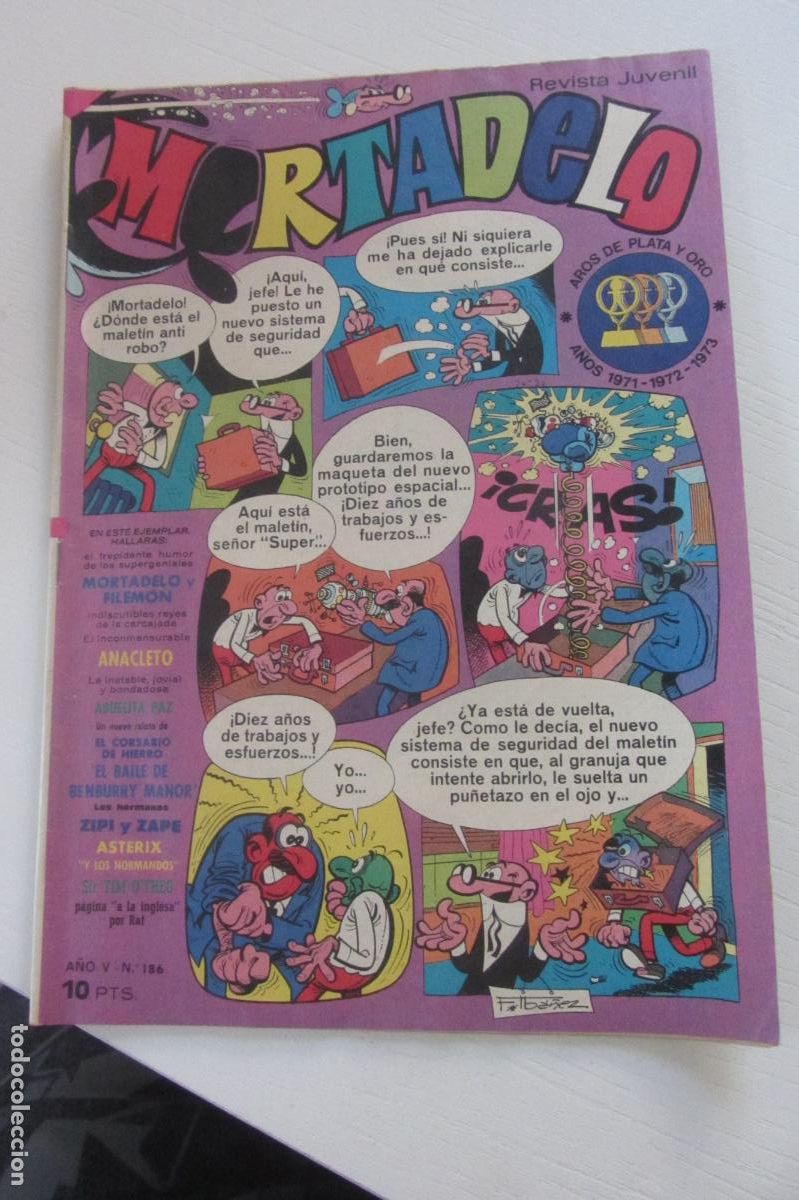 Tebeos: MORTADELO SEMANAL N&ordm; 186 BRUGUERA ARX358