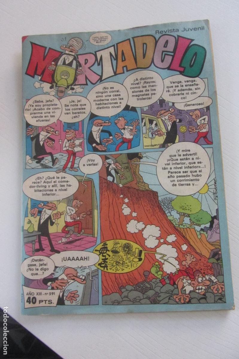 Tebeos: MORTADELO SEMANAL N&ordm; 591 BRUGUERA ARX358