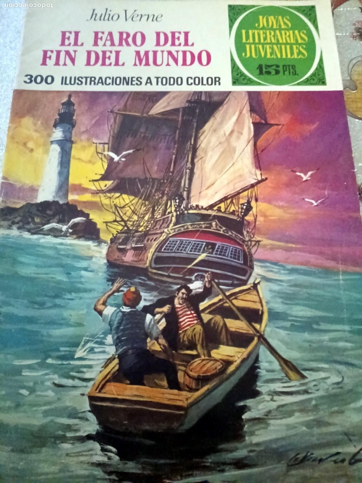 Comics: Joyas Literarias Juveniles - El faro del fin del mundo - Bruguera