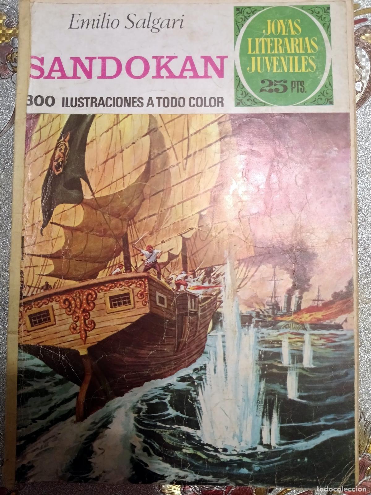Tebeos: Joyas Literarias Juveniles - Sandokan - Bruguera