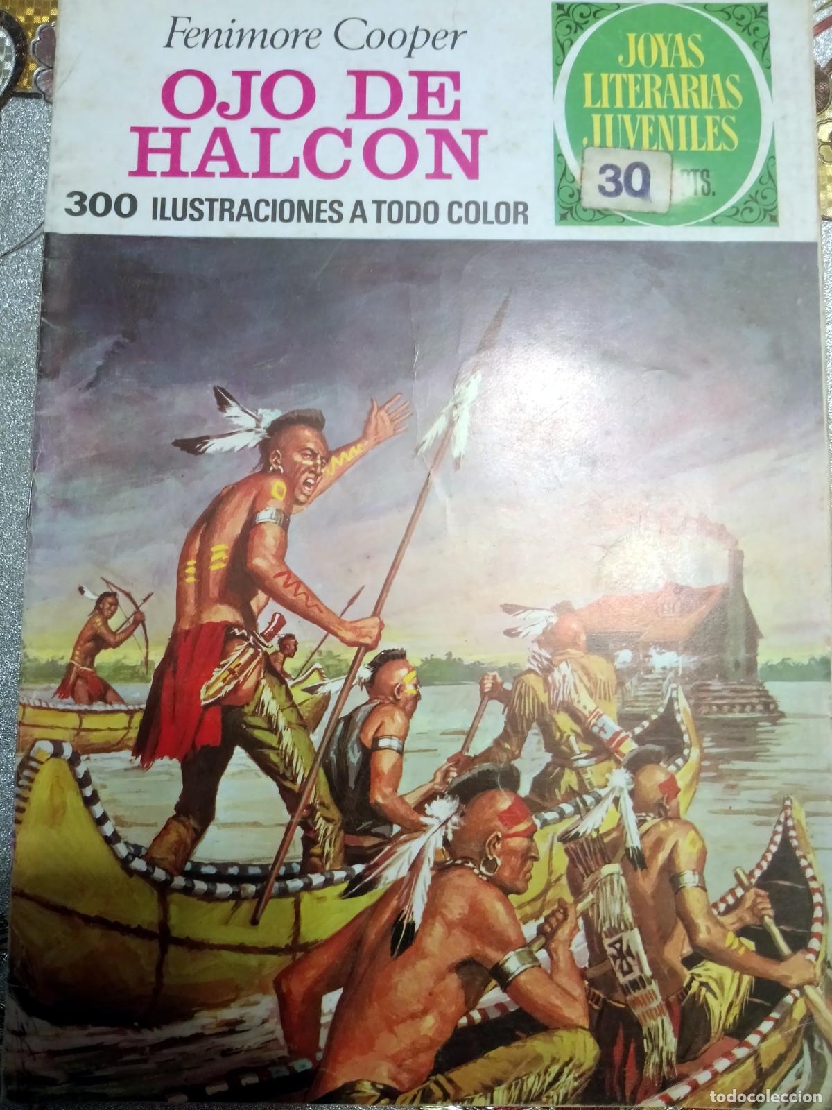 Tebeos: Joyas Literarias Juveniles - Ojo de halc&oacute;n - Bruguera