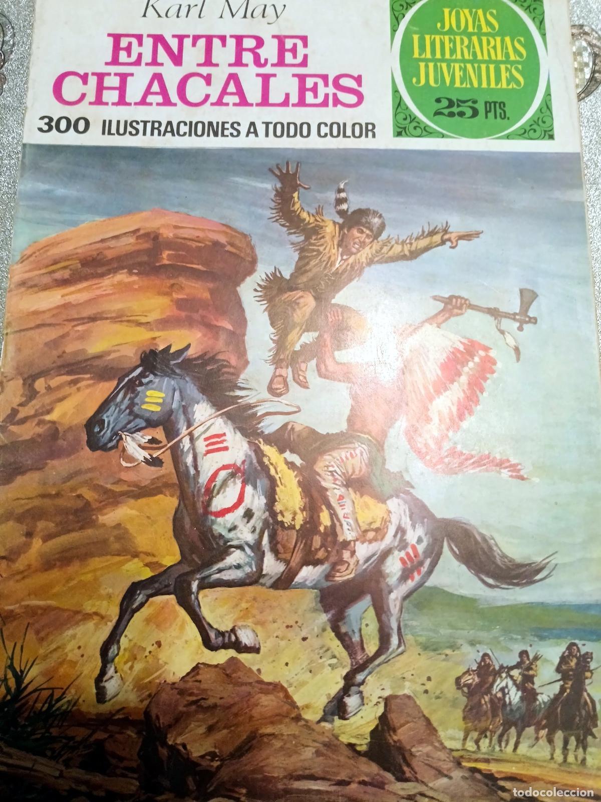 Tebeos: Joyas Literarias Juveniles - Entre chacales - Bruguera