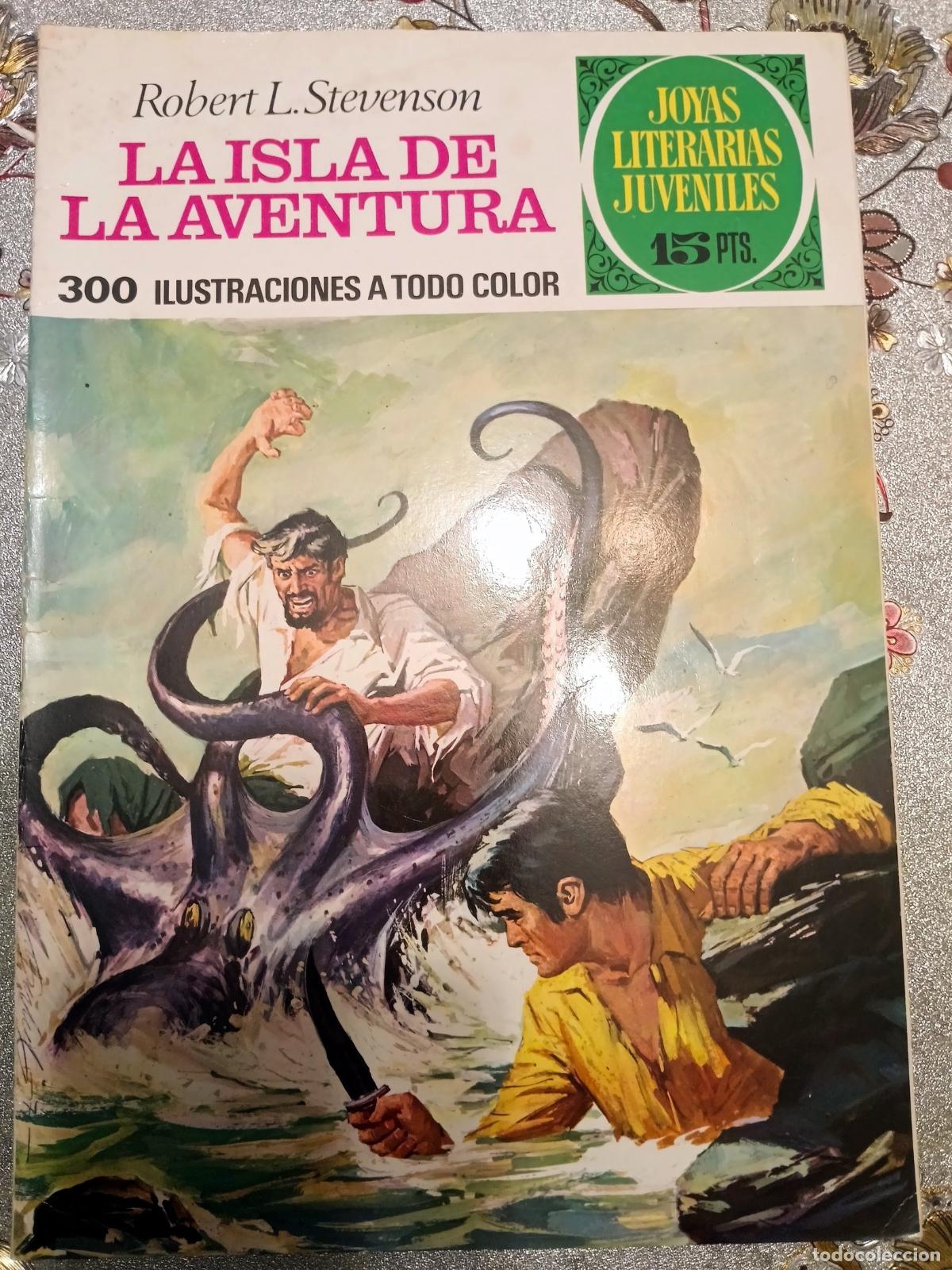 Tebeos: Joyas Literarias Juveniles - La isla de la aventura - Bruguera