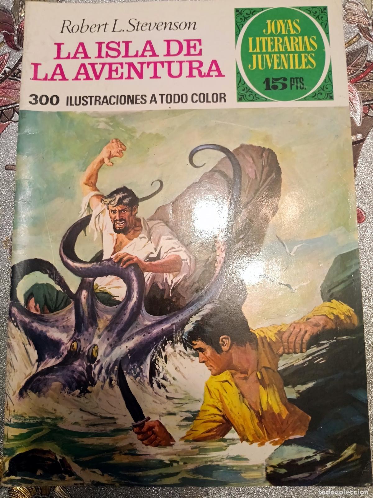 Tebeos: Joyas Literarias Juveniles - La isla de la aventura - Bruguera