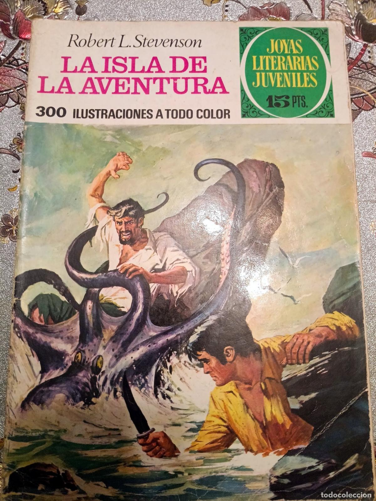 Tebeos: Joyas Literarias Juveniles - La isla de la aventura - Bruguera