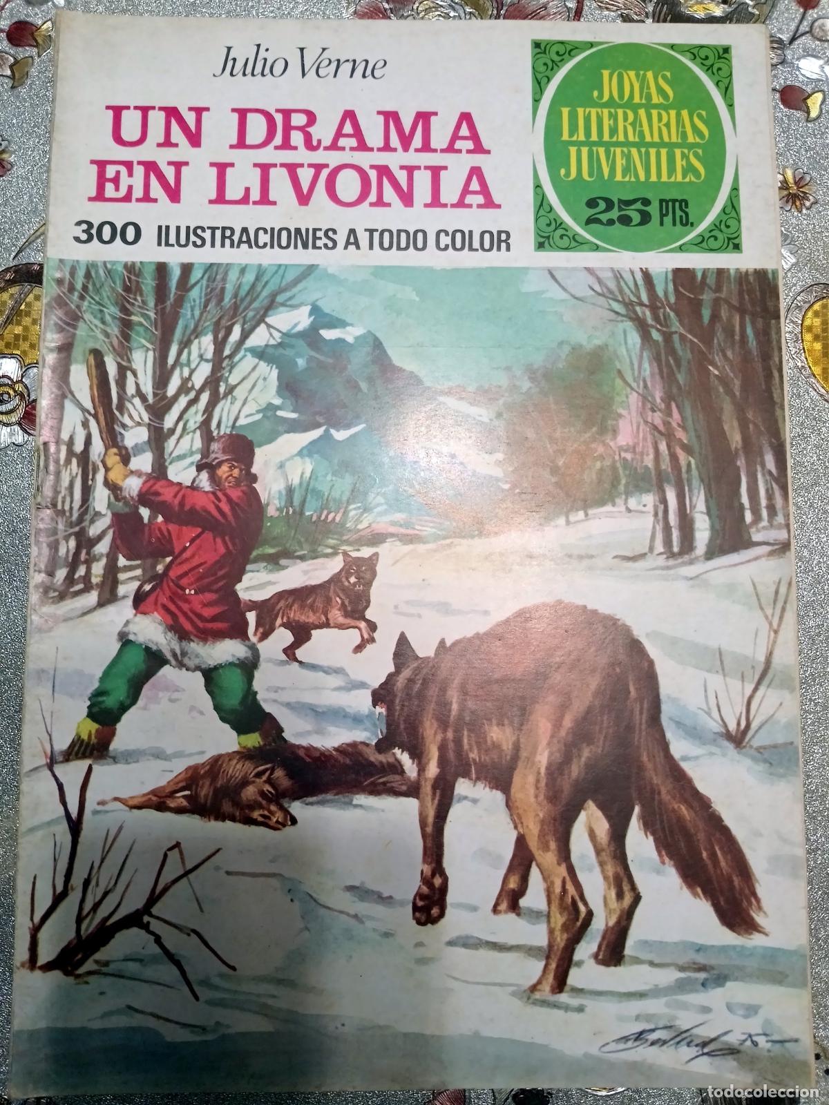 Tebeos: Joyas Literarias Juveniles - Un drama en Livonia - Bruguera