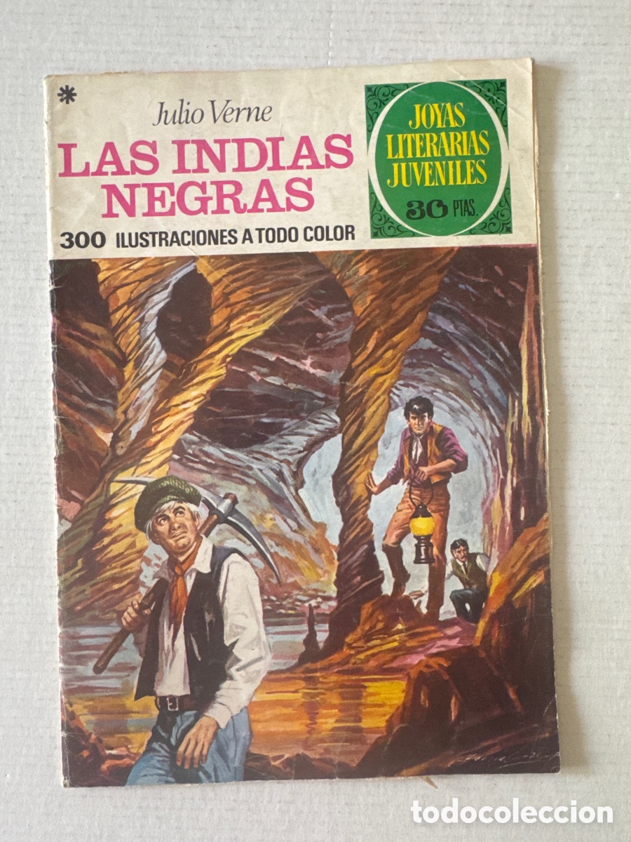 Tebeos: Joyas Literarias #-131 - LAS INDIAS NEGRAS - Julio Verne - BRUGUERA