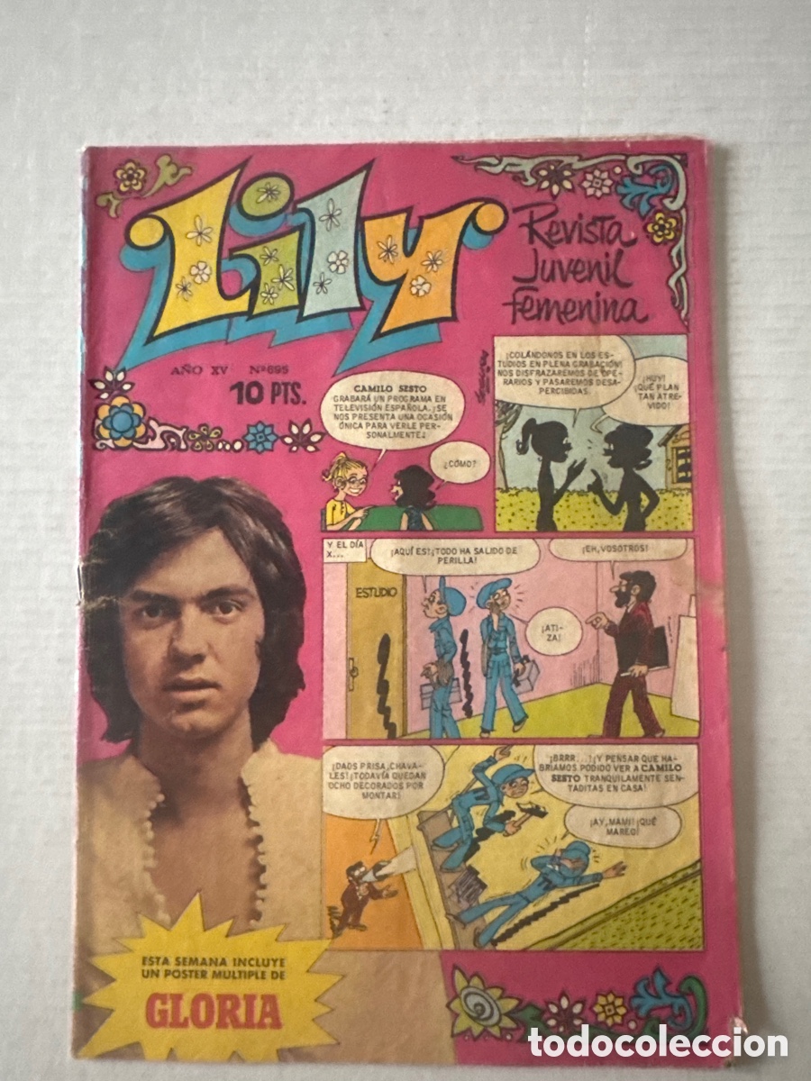Tebeos: LILY 695 - Revista Juvenil femenina BRUGUERA
