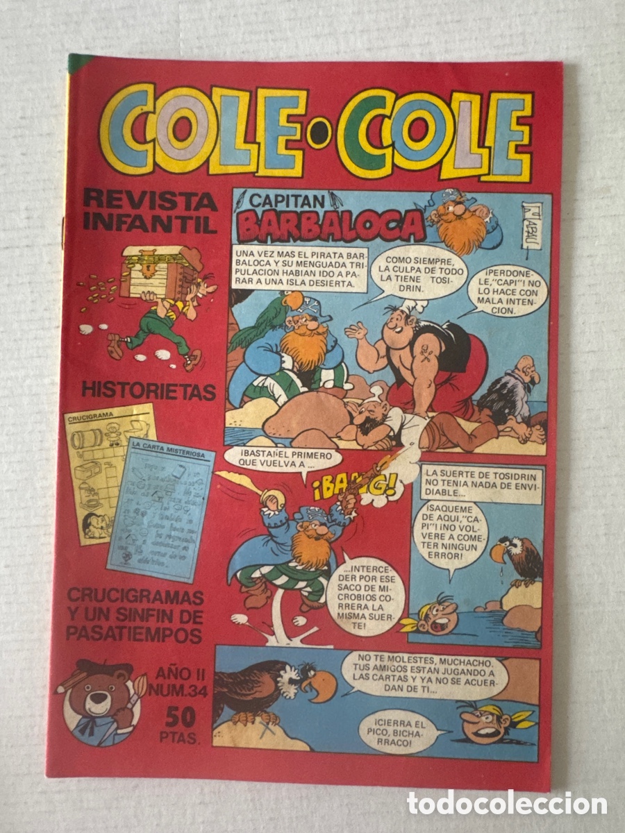 Tebeos: COLE-COLE A&Ntilde;O II #34 BRUGUERA &laquo;BUEN ESTADO&raquo; &laquo;INFRECUENTE&raquo;