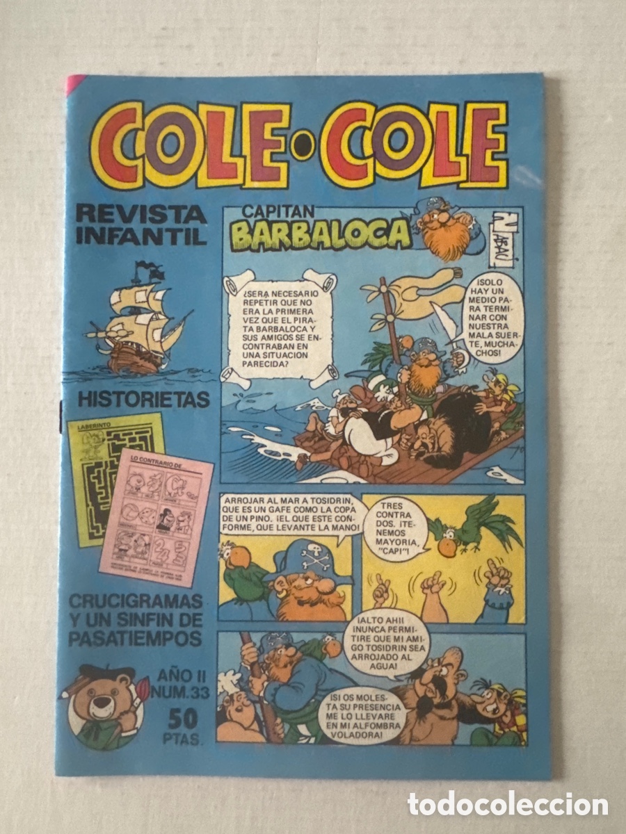 Tebeos: COLE-COLE A&Ntilde;O II #33 BRUGUERA &laquo;BUEN ESTADO&raquo; &laquo;INFRECUENTE&raquo;