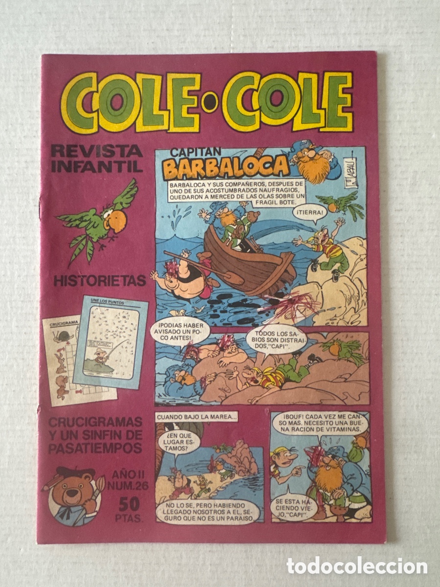 Tebeos: COLE-COLE A&Ntilde;O II #26 BRUGUERA &laquo;BUEN ESTADO&raquo; &laquo;INFRECUENTE&raquo;