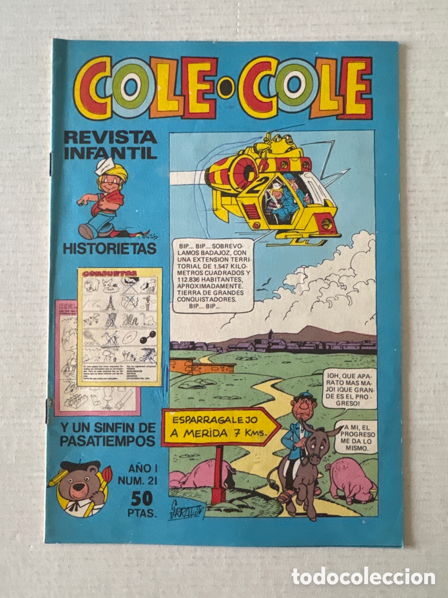 Tebeos: COLE-COLE A&Ntilde;O II #21 BRUGUERA &laquo;BUEN ESTADO&raquo; &laquo;INFRECUENTE&raquo;