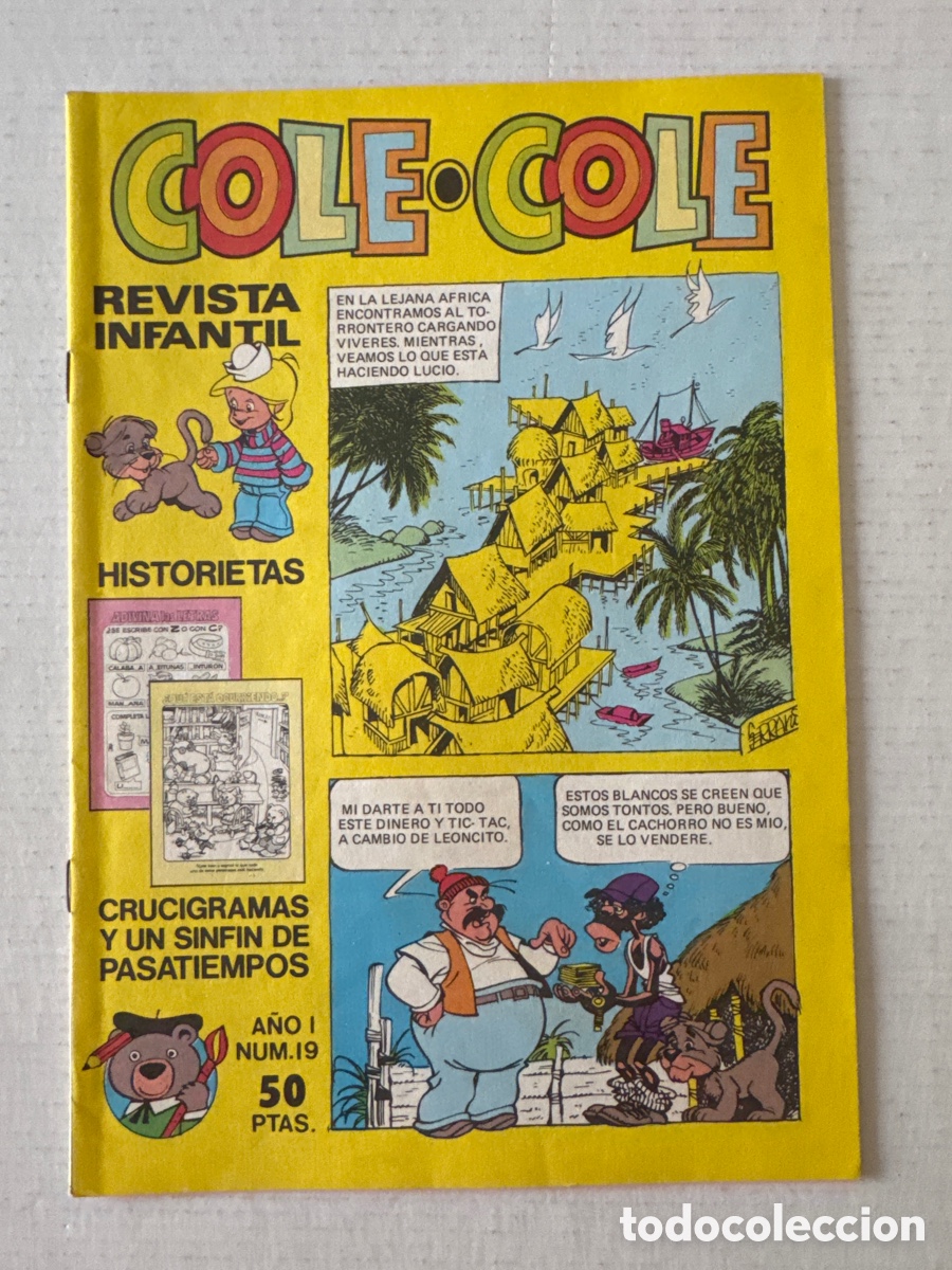 Tebeos: COLE-COLE A&Ntilde;O II #19 BRUGUERA &laquo;BUEN ESTADO&raquo; &laquo;INFRECUENTE&raquo;