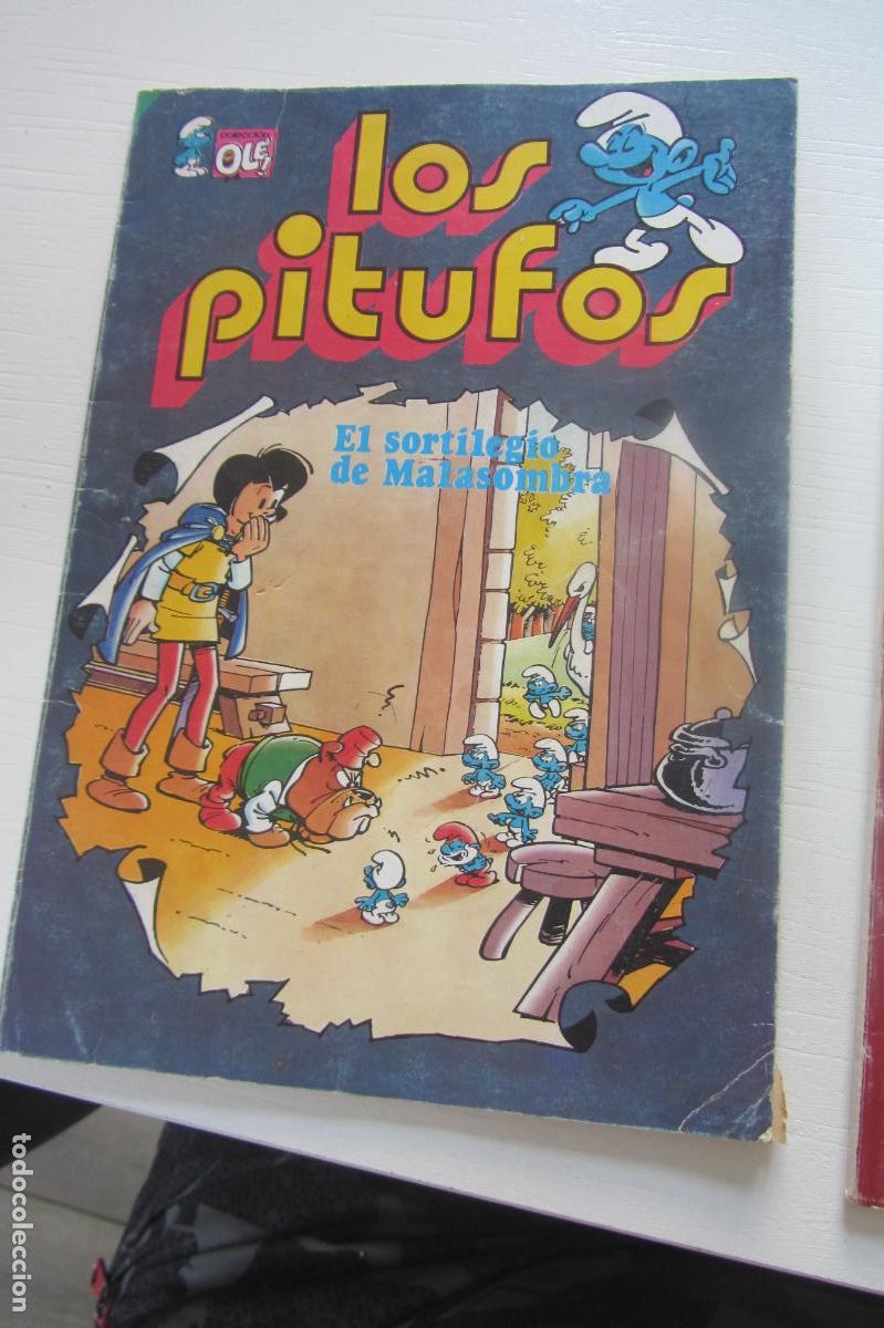 Tebeos: COLECCI&Oacute;N OL&Eacute;! N.&ordm; 12 LOS PITUFOS - EL SORTILEGIO DE MALASOMBRA 1980 BRUGUERA arx73b