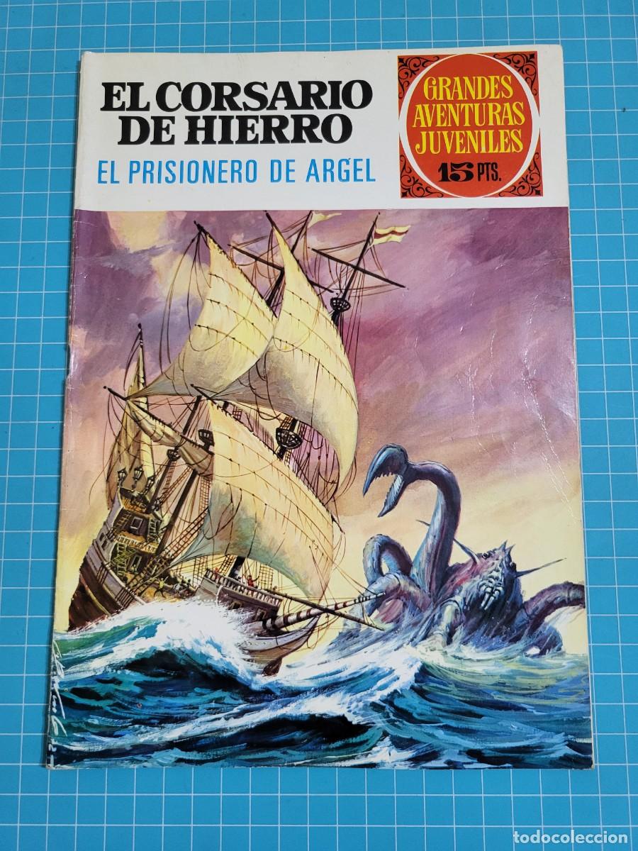 Tebeos: El Corsario de Hierro grandes aventuras juveniles, N.&ordm; 19. Bruguera.