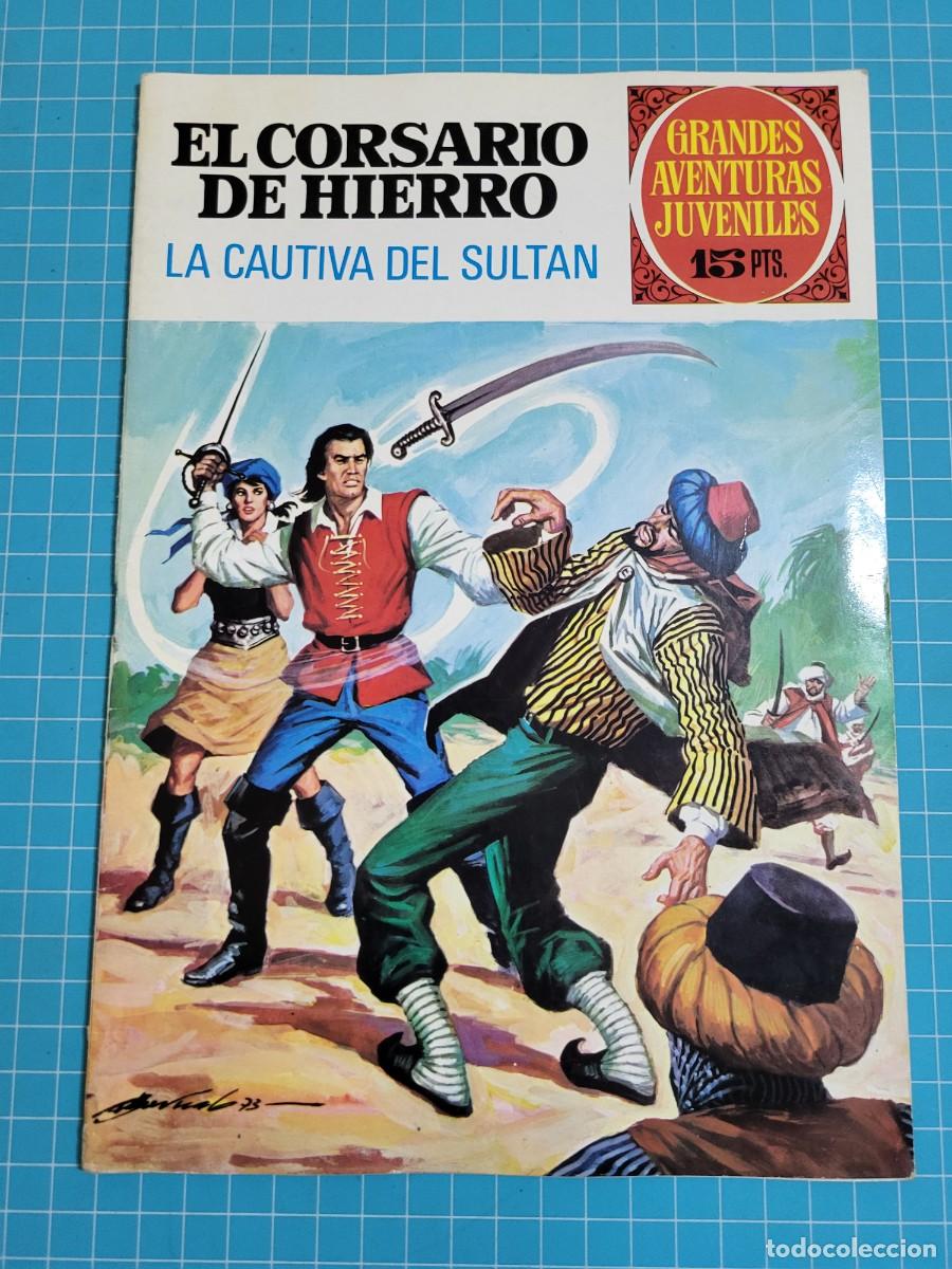 Tebeos: El Corsario de Hierro grandes aventuras juveniles, N.&ordm; 53. Bruguera.