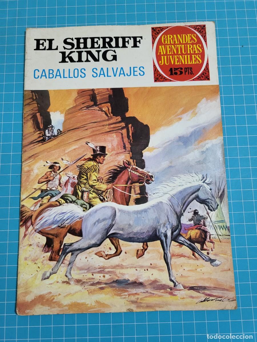Tebeos: El Sheriff King, caballos salvajes, N.&ordm; 32, Bruguera.