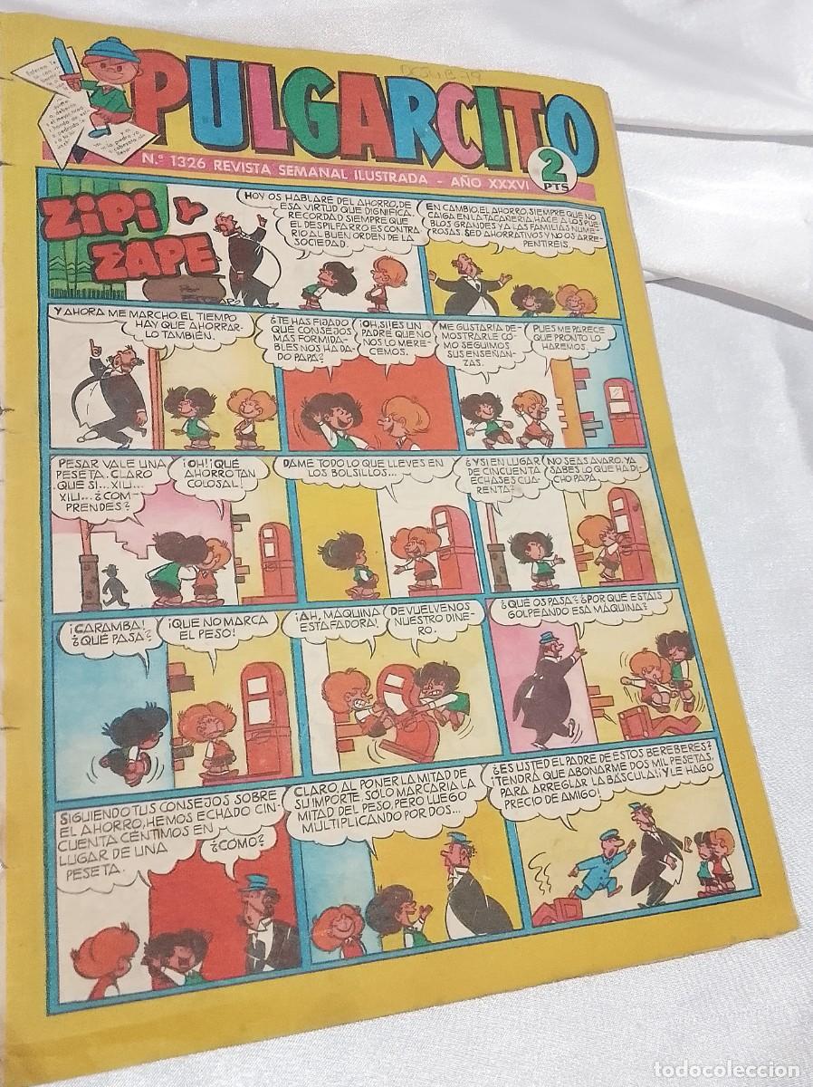 Tebeos: PULGARCITO N&ordm; 1326 HISTEROSCOPIO CON CAPITAN TRUENO-ORIGINAL-MUY RAROS-LEER DESCRIPCION Y VER FOTOS