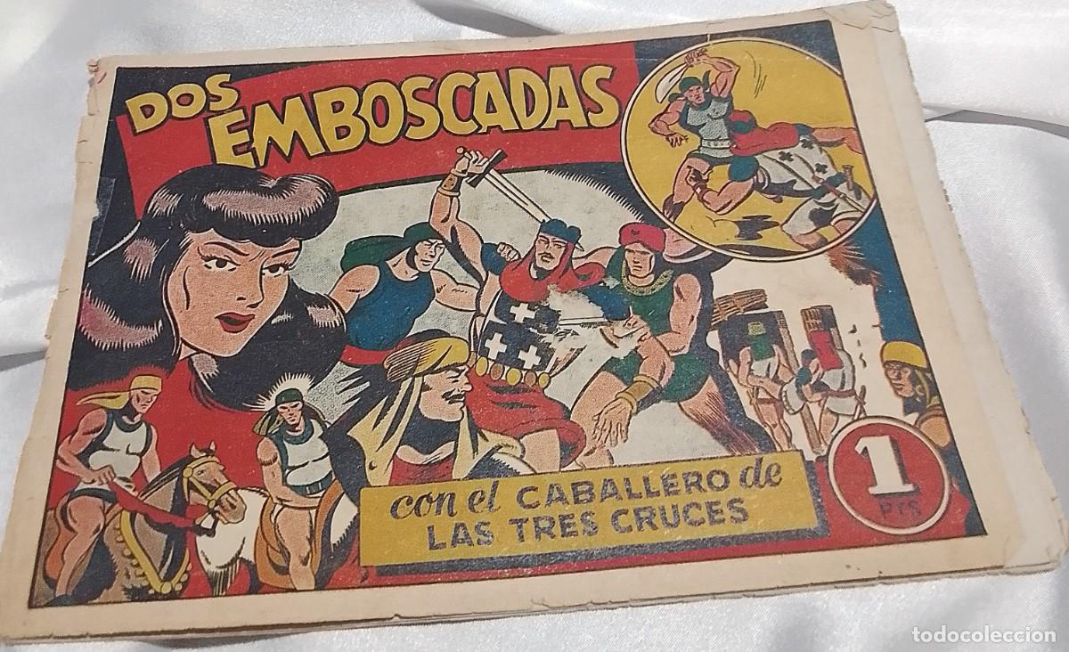 Tebeos: EL CABALLERO DE LAS TRES CRUCES N&ordm; 2-ORIGINAL-DIFICIL Y MUY RARO-LEER DESCRIPCION Y VER FOTOS