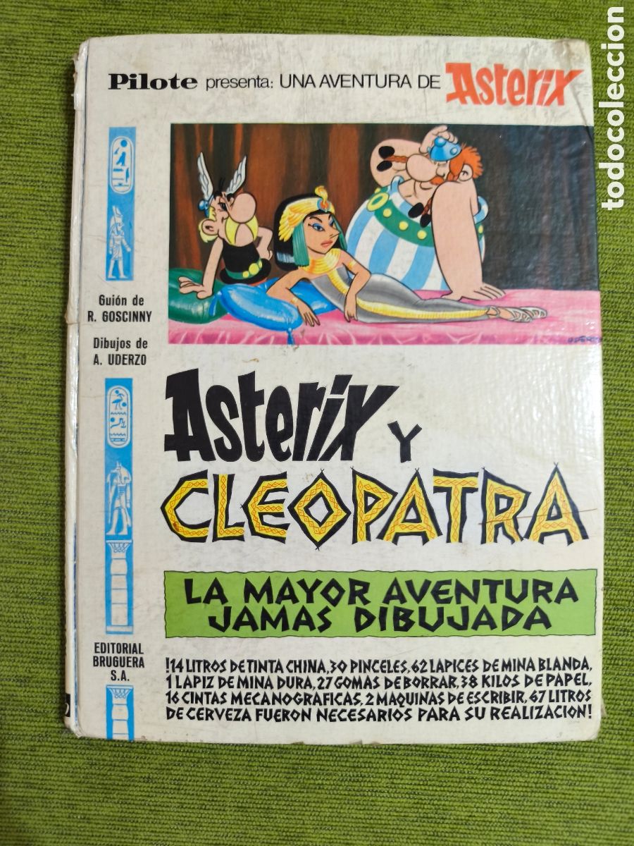 Tebeos: AST&Eacute;RIX Y CLEOPATRA. EDICI&Oacute;N A&Ntilde;O 1969 PILOTE. EDITORIAL BRUGUERA.