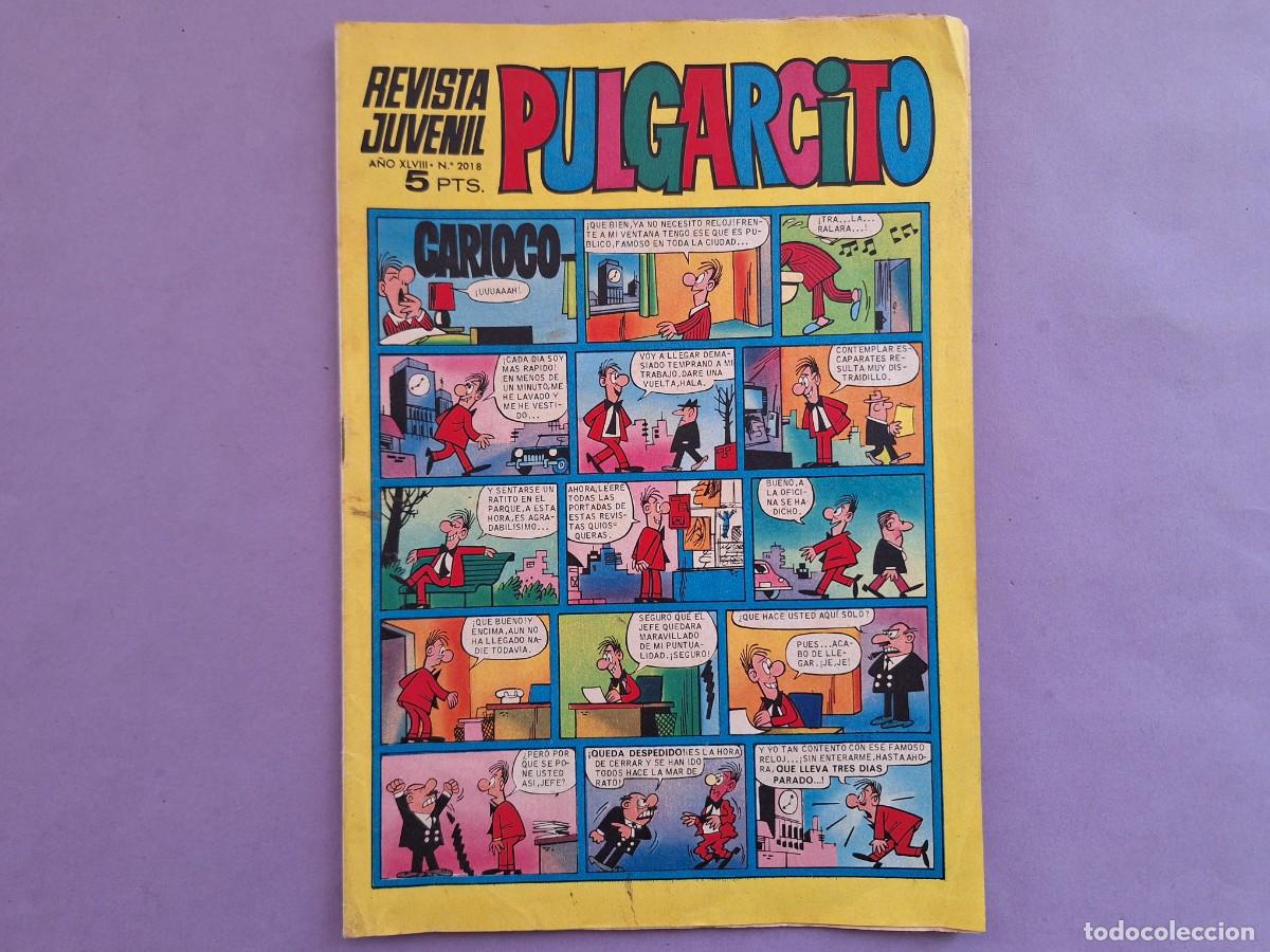 Tebeos: REVISTA JUVENIL PULGARCITO N&ordm; 2018 A&Ntilde;O 1970 EDITORIAL BRUGUERA