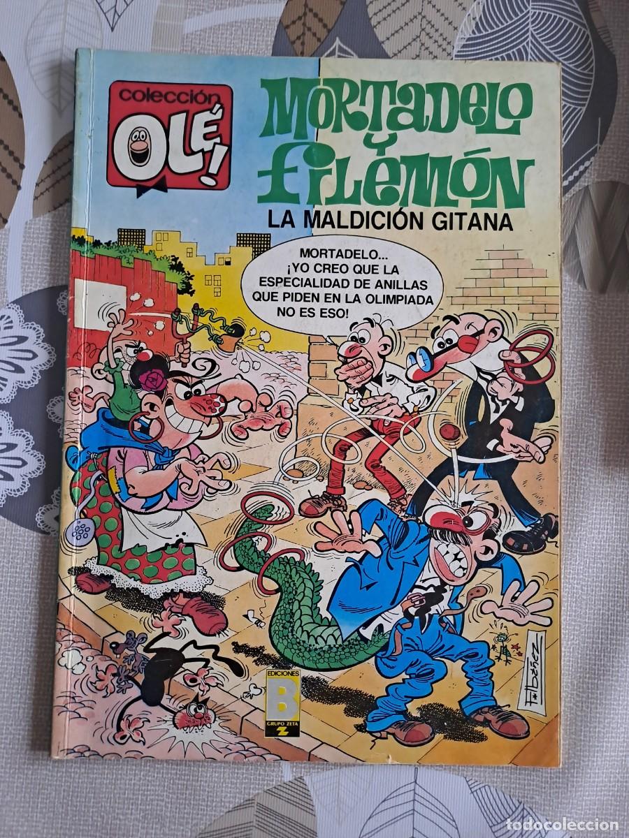 Tebeos: Ole 365, Mortadelo y Filem&oacute;n, la maldici&oacute;n gitana, ediciones B primera edici&oacute;n en buen estado