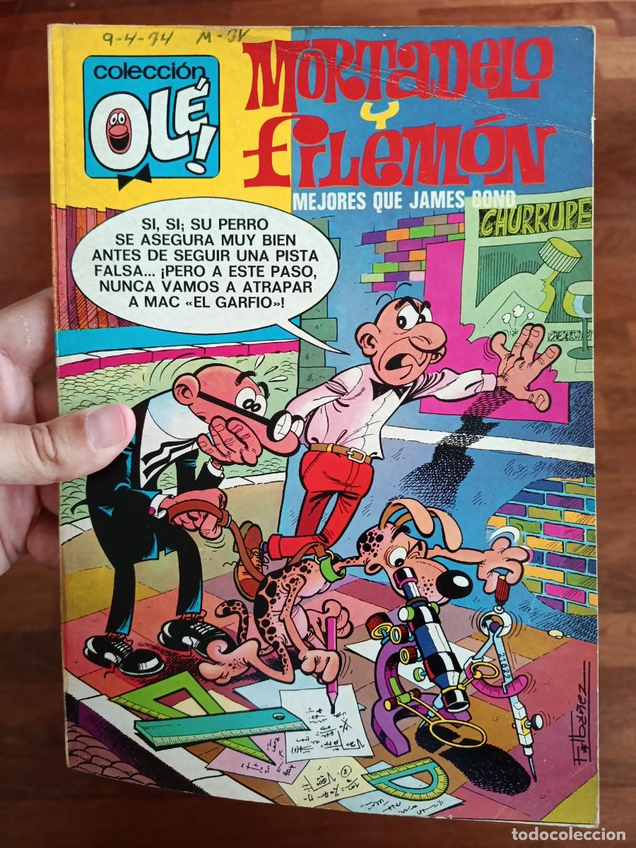 Tebeos: COLECCION OLE - MORTADELO Y FILEMON MEJORES QUE JAMES BOND - BRUGUERA 1974