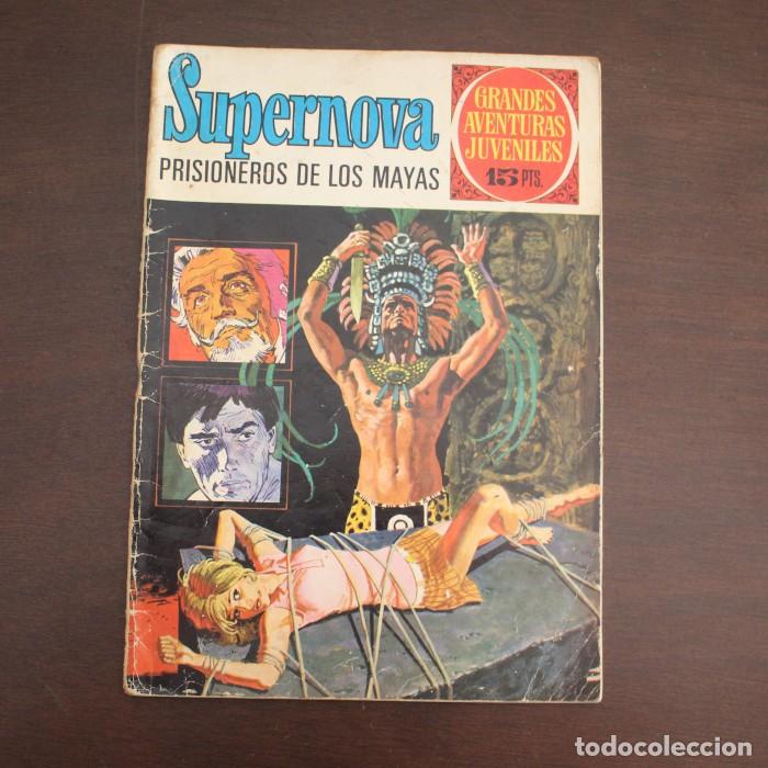 Tebeos: GRANDES AVENTURAS JUVENILES 56 SUPERNOVA, PRISIONEROS DE LOS MAYAS. BRUGUERA 1973