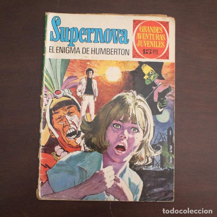 Tebeos: GRANDES AVENTURAS JUVENILES 50 SUPERNOVA, EL ENIGMA DE HUMBERTON. BRUGUERA 1973