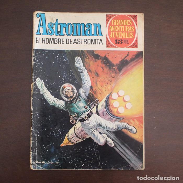 Tebeos: GRANDES AVENTURAS JUVENILES 54 ASTROMAN, EL HOMBRE DE ASTRONITA. BRUGUERA 1973