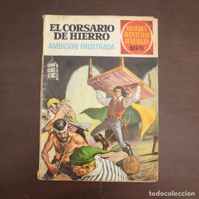 Tebeos: GRANDES AVENTURAS JUVENILES 29 EL CORSARIO DE HIERRO, AMBICION FRUSTRADA. BRUGUERA 1972