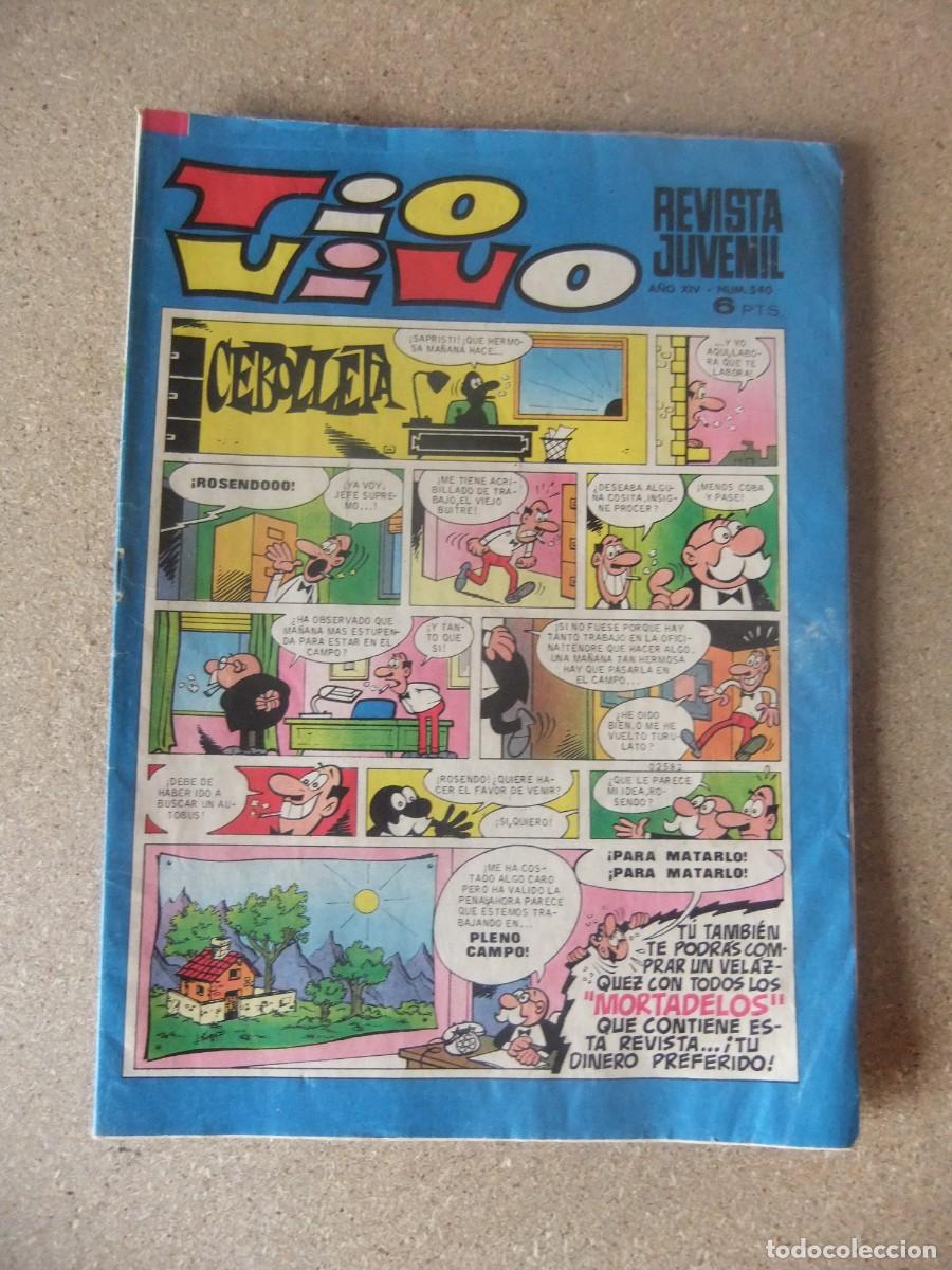 Tebeos: TIO VIVO N&ordm; 540 CON BILLETES DE MORTADELO EDITORIAL BRUGUERA