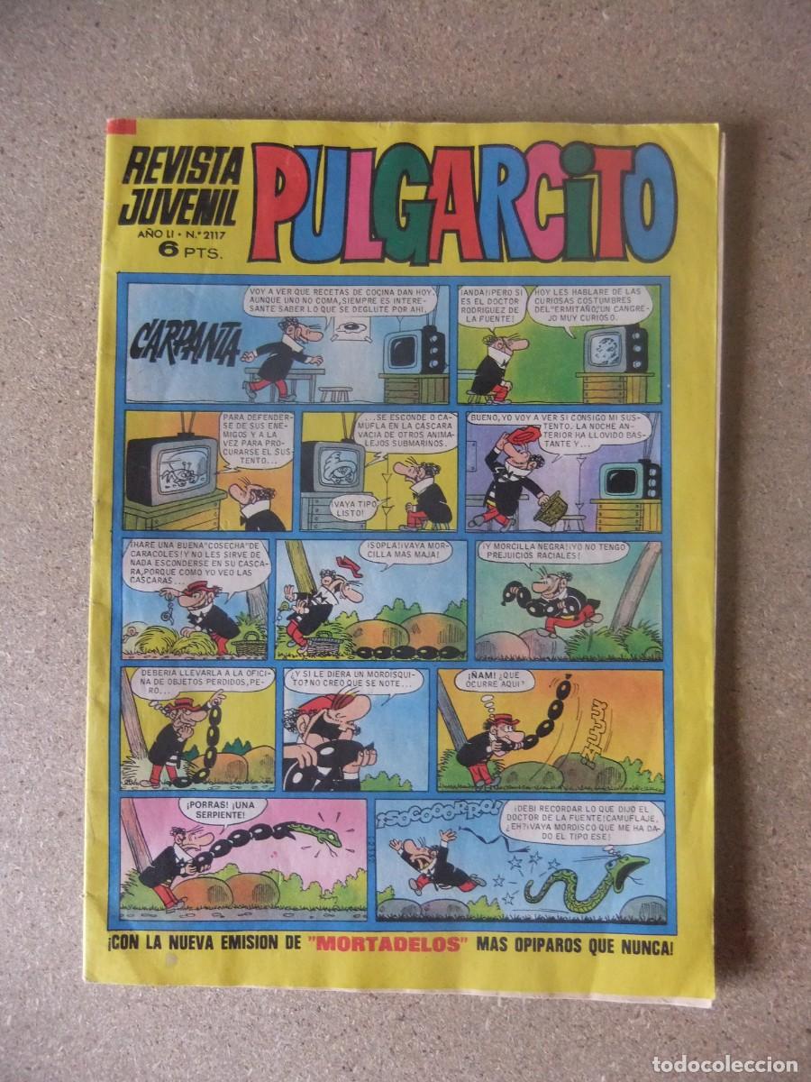 Tebeos: PULGARCITO N&ordm; 2117 CON BILLETES DE MORTADELO EDITORIAL BRUGUERA