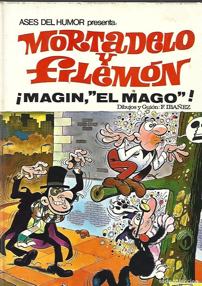 Tebeos: Ases del humor 12, Mortadelo y Filem&oacute;n: Magin el mago, 1971, Bruguera, primera edici&oacute;n, muy buen est