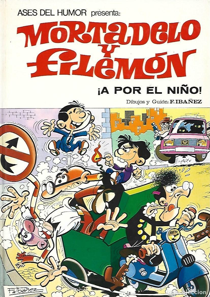 Tebeos: Ases del humor, 39: a por el ni&ntilde;o, 1979, Bruguera, primera edici&oacute;n, muy buen estado