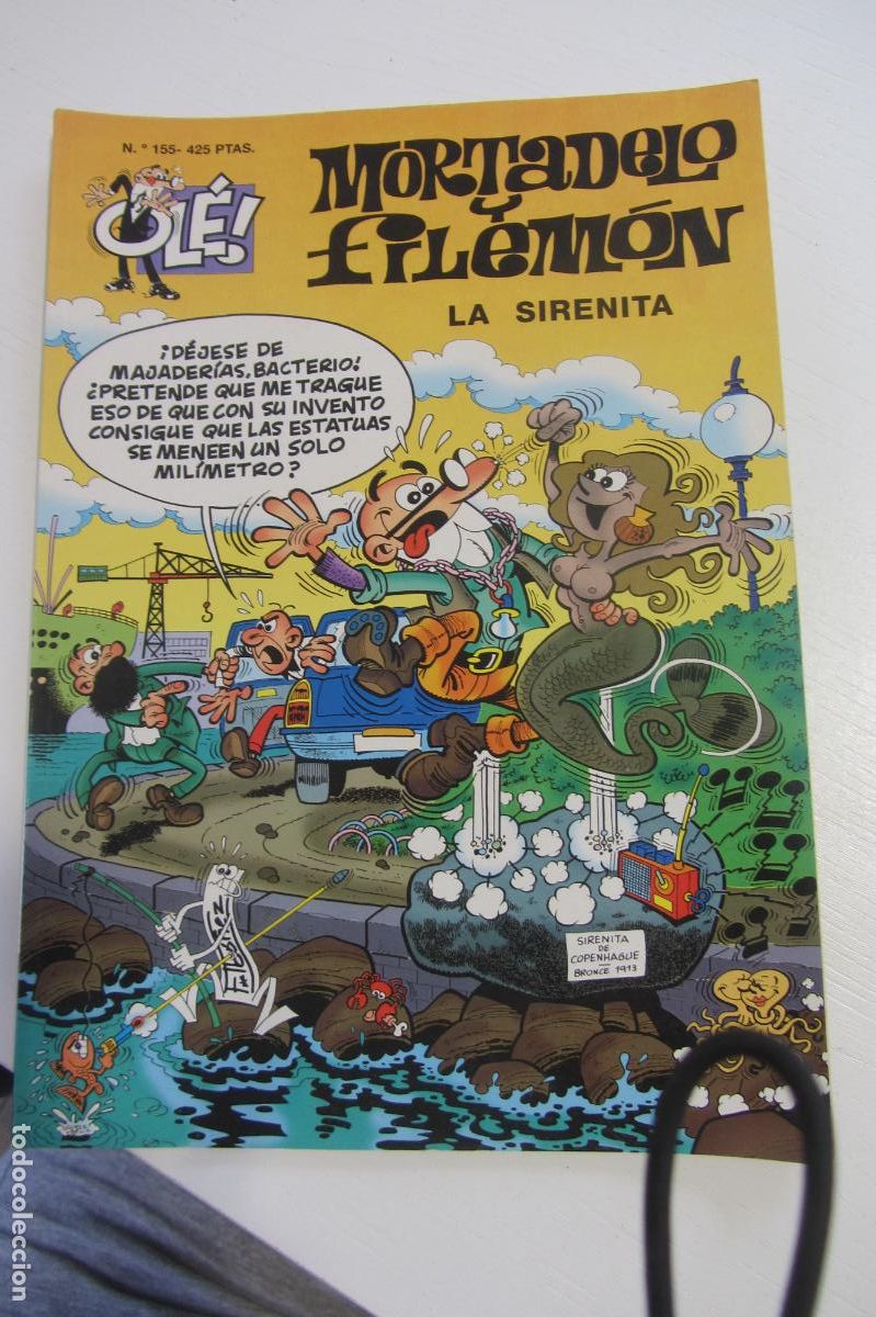 Tebeos: MORTADELO Y FILEM&Oacute;N N&ordm; 155 La Sirenita OL&Eacute; grande - Ediciones B ARX376
