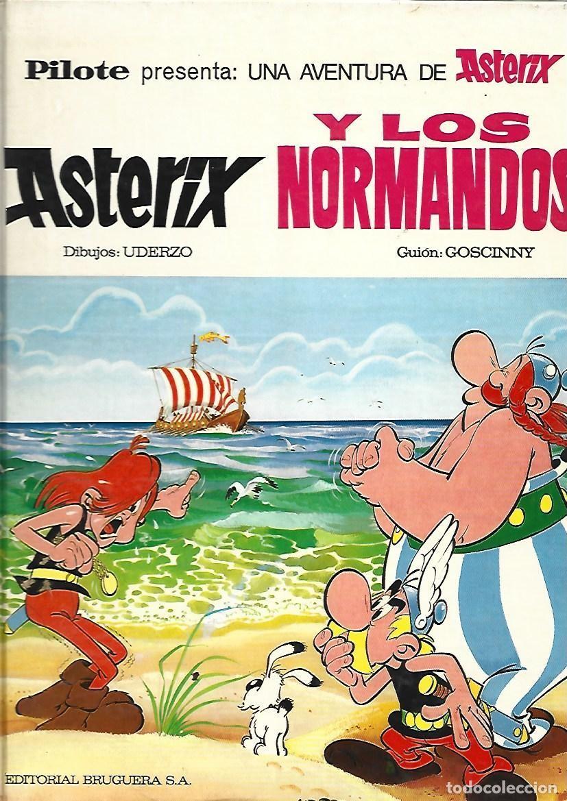 Tebeos: Asterix y los normandos, 1969, Bruguera, primera edici&oacute;n, muy buen estado